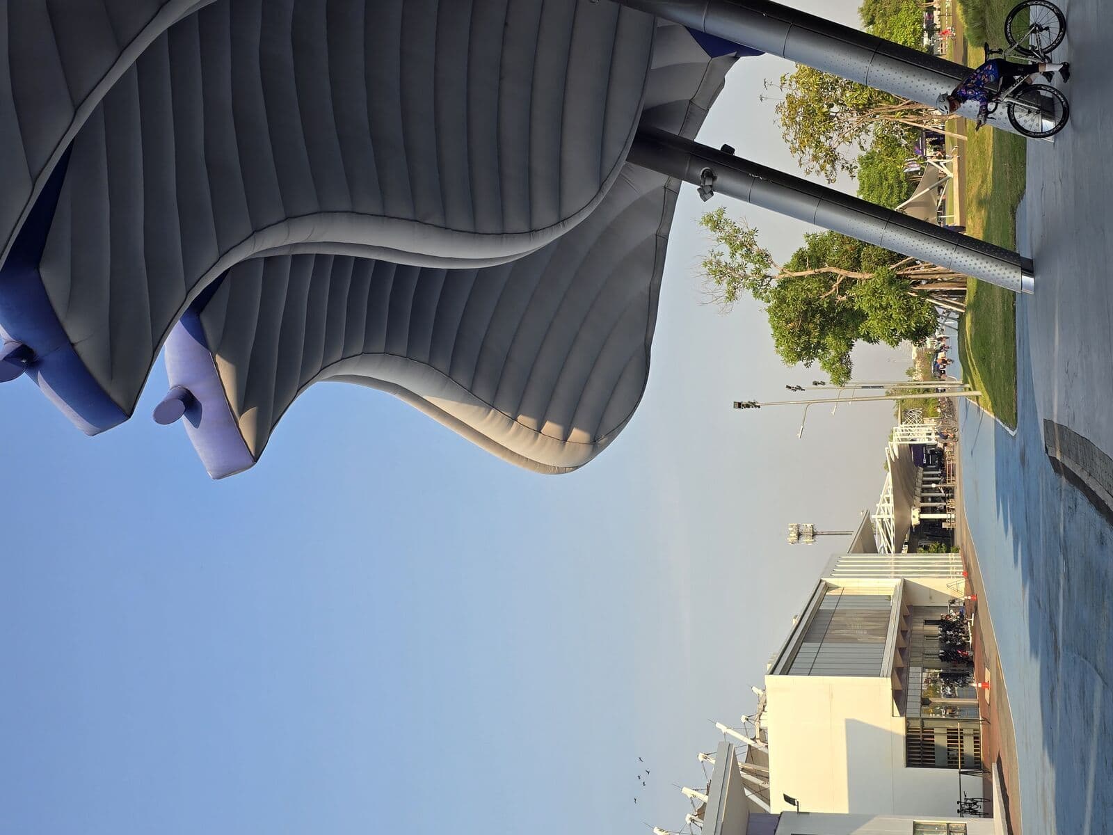 Riders in action on the Skylane